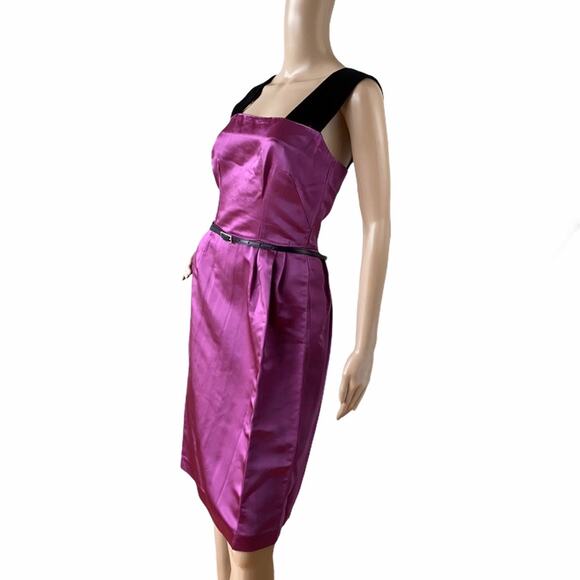 D&G Dolce & Gabbana Satin & Velvet Dress (IT 40 / US 4) - Picture 6 of 15
